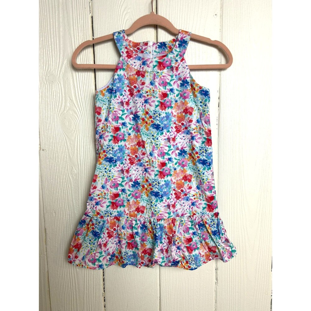 Florence Eiseman girls sleeveless floral summer dress Size 7